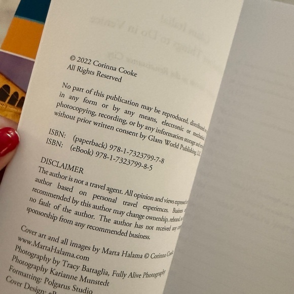 Venice Travel Guide Book Set of 4 includes Corinna Cooke Glam! Italia - Picture 3 of 11